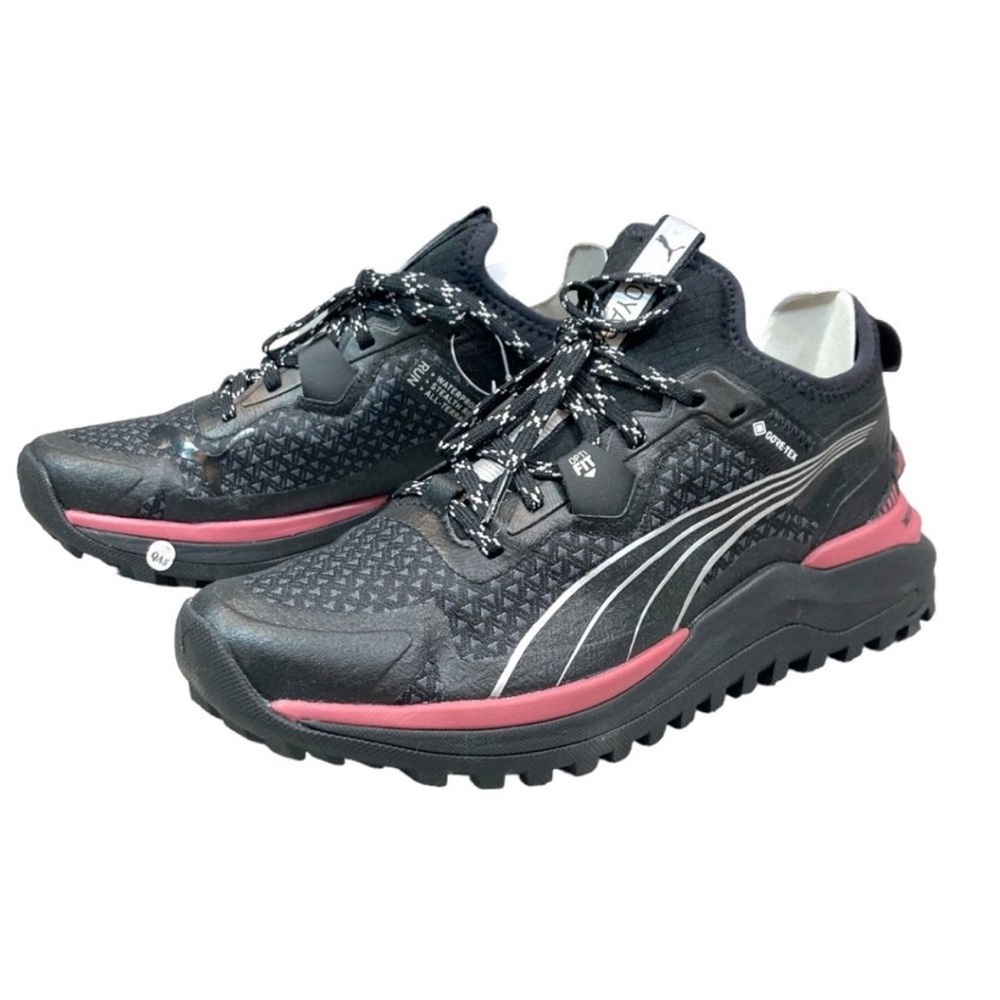 Puma Voyage Nitro Gore Tex Sneakers Black Womens 9 New